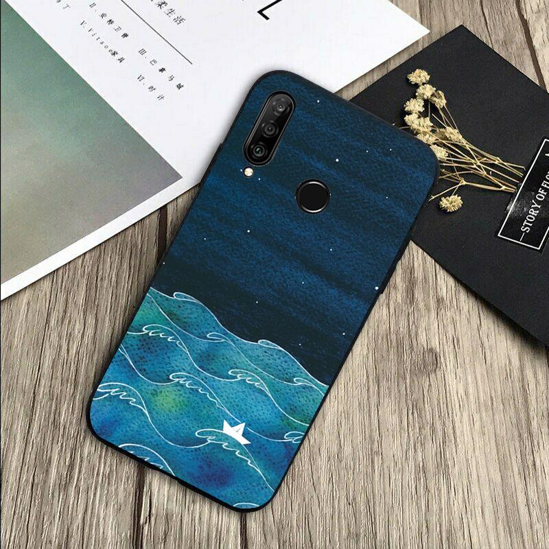 Морские волны парусник Для Huawei Nova 8i 11i 12i 12s 9 10 SE Y60 Y70 Y90 Y72 Y73 Y61 Y91 P60 Pro P30 P40 Lite Чехол