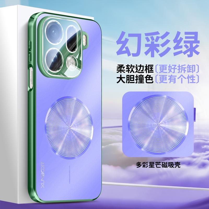 Летняя магнитно-защитная чехол-пленка для объектива для телефона OPPOFindX1pro, полноразмерная, для reno11, матовая, противоударная защита