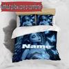 3pcs Duvet Cover Set (1*Duvet Cover + 2*Pillowcase, Without Core), Custom Name Corpse Bride Pattern Bedding Set, Home Bedroom Decor Gift