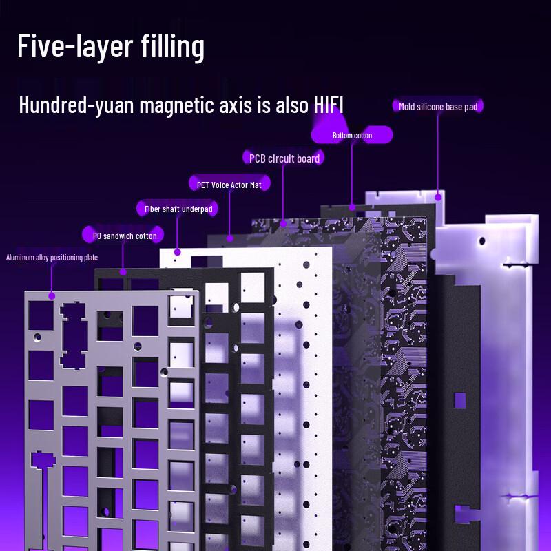 Механическая клавиатура AULA HERO 68HE с магнитными переключателями