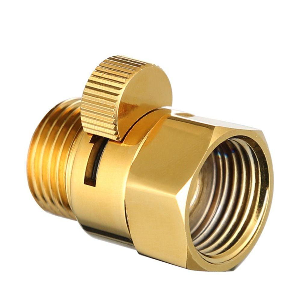 Bathroom Shower Brass Junction Shut-off Angle Valve Water Flow Control Valve Diverter Valve