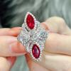 Sace Gems Classic Copper Alloy Zircon Ring Ladies Jewelry Wedding Promise Party Gift