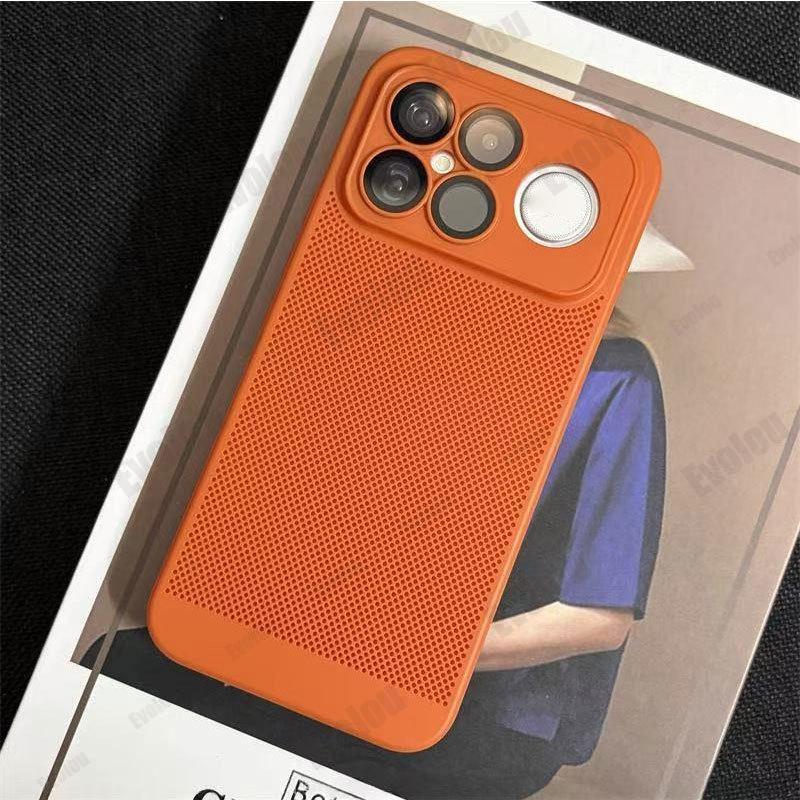 Для POCO F8 Ultra F8pro Термостойкий Жесткий Чехол для Телефона для POCO F8Ultra Redmi K90 Pro Max Охлаждающий Сотовый Сетчатый PC Корпус