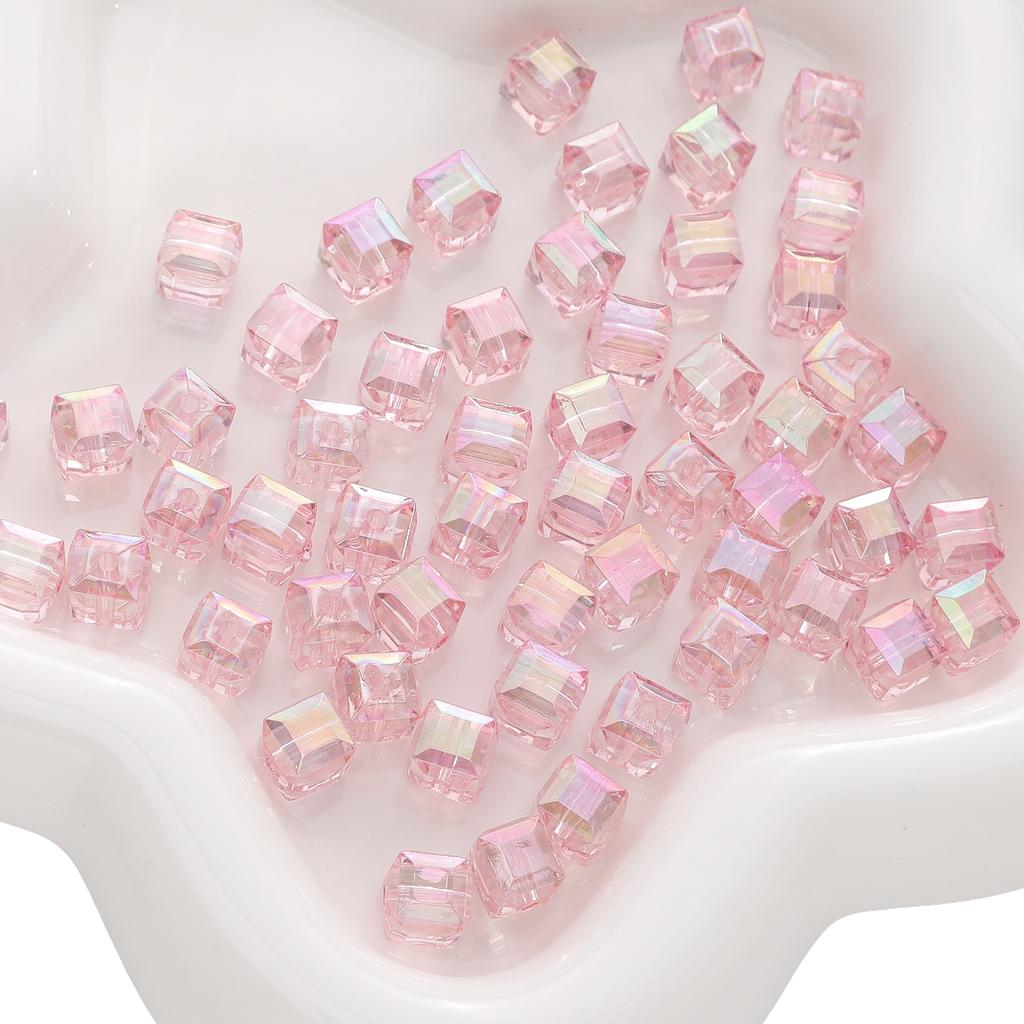 1300Pcs Acrylic Imitation Glass Three-Dimensional Magic Square Beads For DIY Bracelets Necklaces Jewelry Making
