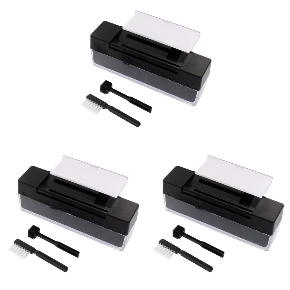 Комбинированный набор для чистки виниловых пластинок Антистатическая чистящая щетка Удалитель пыли для LP Фонографов Проигрывателей Наборы для чистки