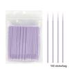 100Pcs Disposable Microbrush Eyelashes Extension Individual Lash Removing Swab Micro Brush For Eyelash Extension Tools