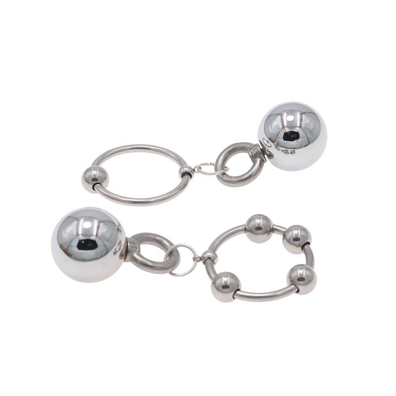 Подвеска из нержавеющей стали для пениса Физическая растяжка Мужские упражнения Секс-игрушки Флирт Игрушки для взрослых Устройство для удерживания веса