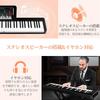 TERENCE X61A Folding Digital Piano with 61 Touch-Response Keys, Perfect for Beginners and Piano Practice, Portable Keyboard Piano with MIDI Compatible