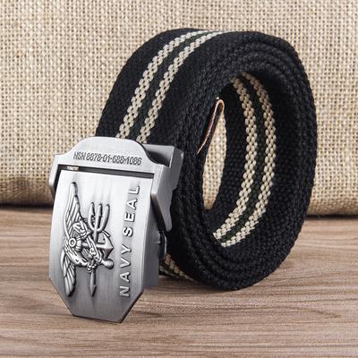 Мужской кожаный ремень Navy SEAL American Seal Canvas Belt