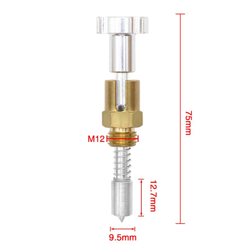 Alconstar For Super E/G Carb Motorcycle Carburetor Choke Plunger Starter Valve Fast Idle Plunger S&S Cycle Replacement Component