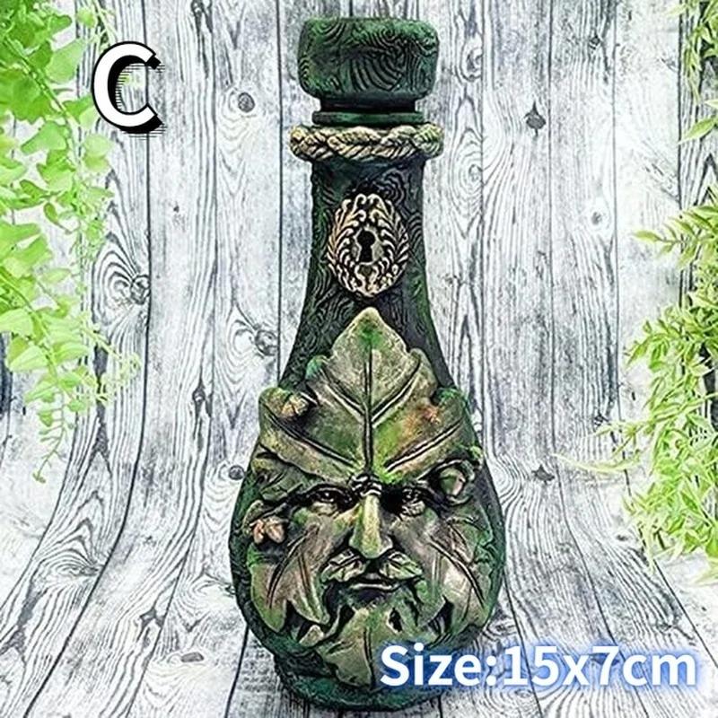 Новая бутылка ведьмы небесное тело украшения дома Луна бутылка воды картина лица Тэн ваза украшения из смолы