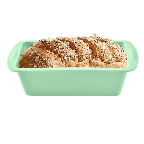 Cordoode Rectangular Silicone Toast Pan, Rectangular Silicone Cake Pan, Nonstick Bread Pan - Easy Release Baking Pan for Muffins, Loaf Pans, Cake Pans
