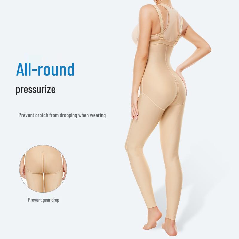 Послеоперационный формирователь тела для липосакции: Компрессионный костюм для талии и живота, брюки для контурирования тела и ног, 1-я стадия