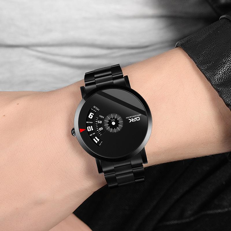 OPK 8109 Simple Fashion Mens Watches Stainless Steel Waterproof Sports Original Quartz Wristwatch for Man
