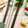 5м/16,4 фута в каждой упаковке кружевные тесьмы белые черные Швейная фурнитура для бюстгальтеров Штор Платьев Шляп свадебный Подарок пришивная Декорация