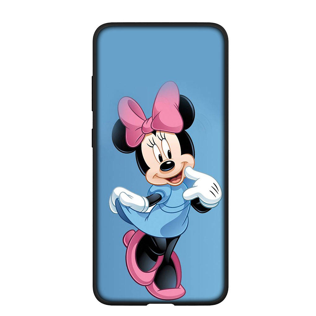 Чехол для телефона Samsung Galaxy S24 S23 iPhone 16 15 14 Xiaomi Redmi Note 13 12 11 8 Plus 10 9 Pro Max X XR A16 OPPO Huawei Minnie Cartoon Mouse Cover