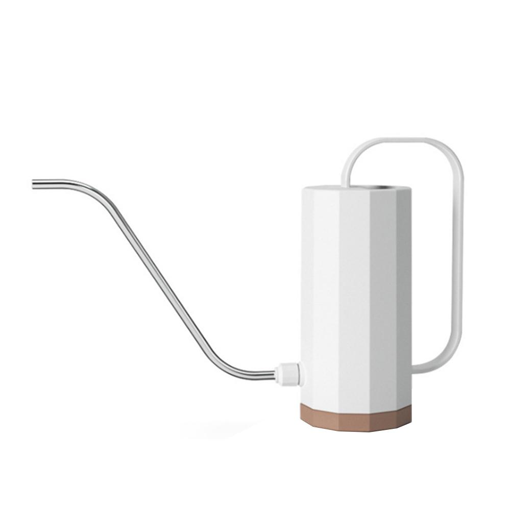 1000ml Stainless Steel Watering Can with Curved Mouth Removable Nozzle Ideal for Indoor and Outdoor Plant Care