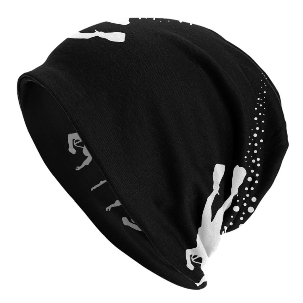 Custom Scuba Dive Flag Protects Divers Skullies Beanies Caps Winter Warm Knitted Hat Women Adult Bonnet Hats Outdoor Ski Cap