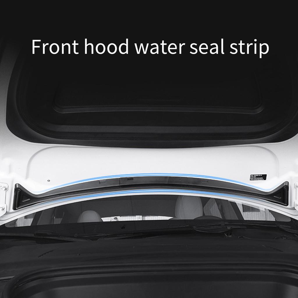 Уплотнительная лента переднего капота, резиновые уплотнители, защитные накладки, пылезащитная уплотнительная лента для переднего капота, подходящая для транспортных средств