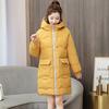 Women's Coat Fashion Hooded Down Jacket Thickened Long Women's Zipper Outerwear Winter Warm Coat