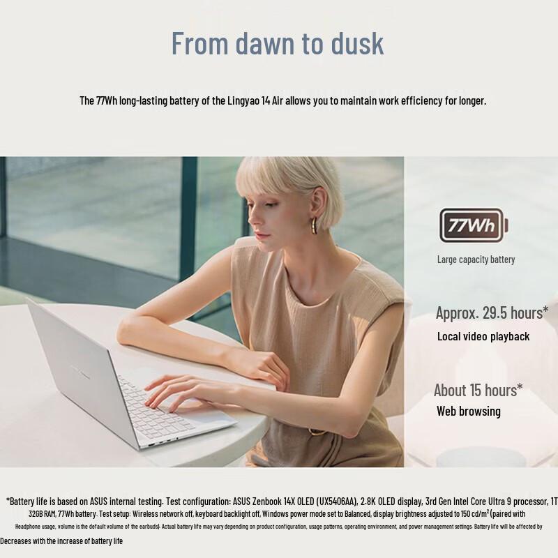 ASUS Zenbook 14 Air Laptop (CN version)