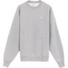 Nike Мужские топы Solo Swoosh из флиса с круглым вырезом серого цвета DX1361-063