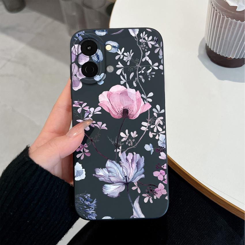 Красивый задний чехол для Tecno Spark Go 3 2 1S Pova 7 Ultra Pro Spark 40 40C 30 Чехлы для телефона Милый Авокадо Красивые Цветы Чехол Мягкий Силикон Противоскользящий Чехол