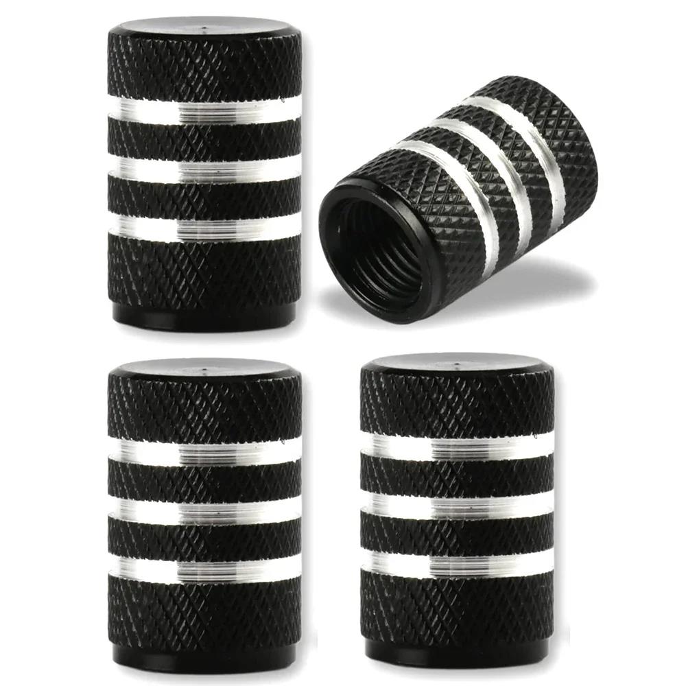 Aluminum Alloy Tire Valve Stem Caps 4 Pcs Universal Stem Covers for Cars Motorcycles and Bikes Auto Tire Accessoires Stem Caps1