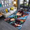 Anime Style Warrior with Sword Suitable As a Non-slip Mat for the Living Room or Bedroom Sofa