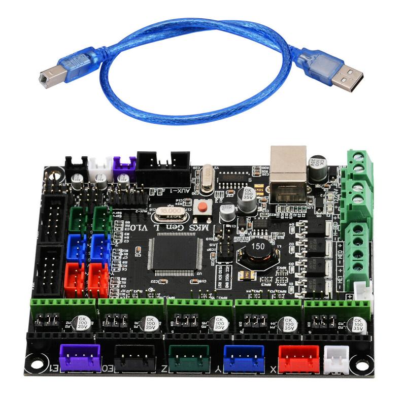 Плата управления 3D-принтером для MKS Gen L V1.0, интегрированная материнская плата Ramps, поддержка входной мощности 12/24 В