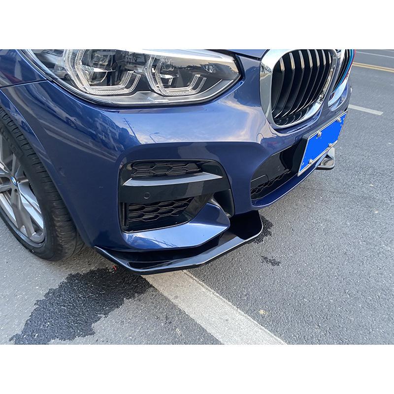 Подходит для BMW X3/X4 G01/G08 2018+ Передний спойлер-губа, Угловые накладки на бампер, Модифицированный противоударный сплиттер для X3M/X4M.