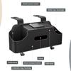 1 PC Car Seat Back Organizer, Car Back Seat Multi-Function Storage Box With 2 Drink Cup Holders, 11.42" X 3.35" Leather Tissue Organizer, Universal