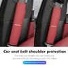 Car Perforated Seat Safety Belt Shoulder Strap Protection Pad For Mercedes Benz AMG A B C E S G Class W201 W210 W108 W205 W203 QB7