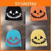 Face Halloween Quirky Pattern Beanie Warm Wool Blend Casual Travel Streetwear