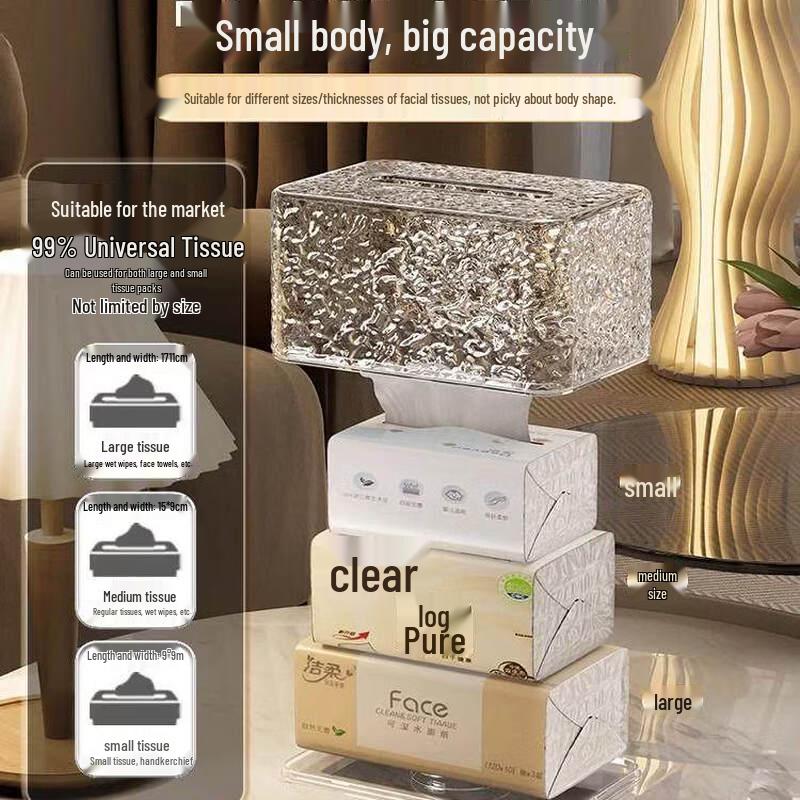 LIEI Light Luxury Tissue Box
