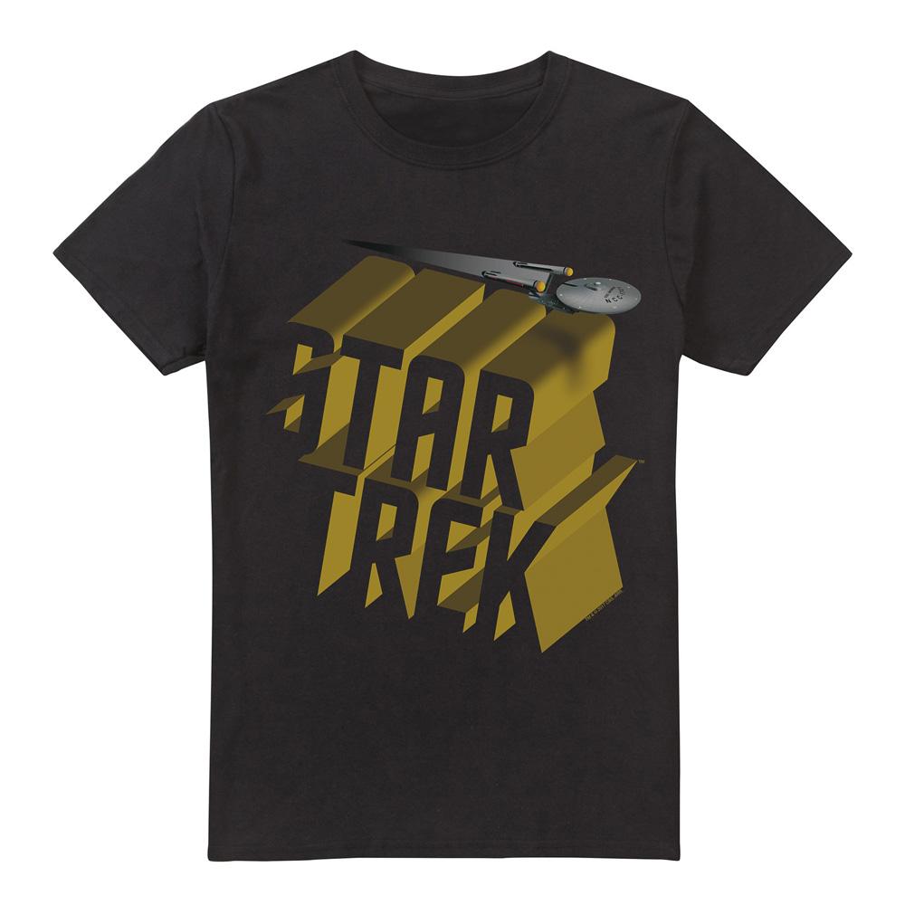 STAR TREK Мужская футболка с 3D-логотипом