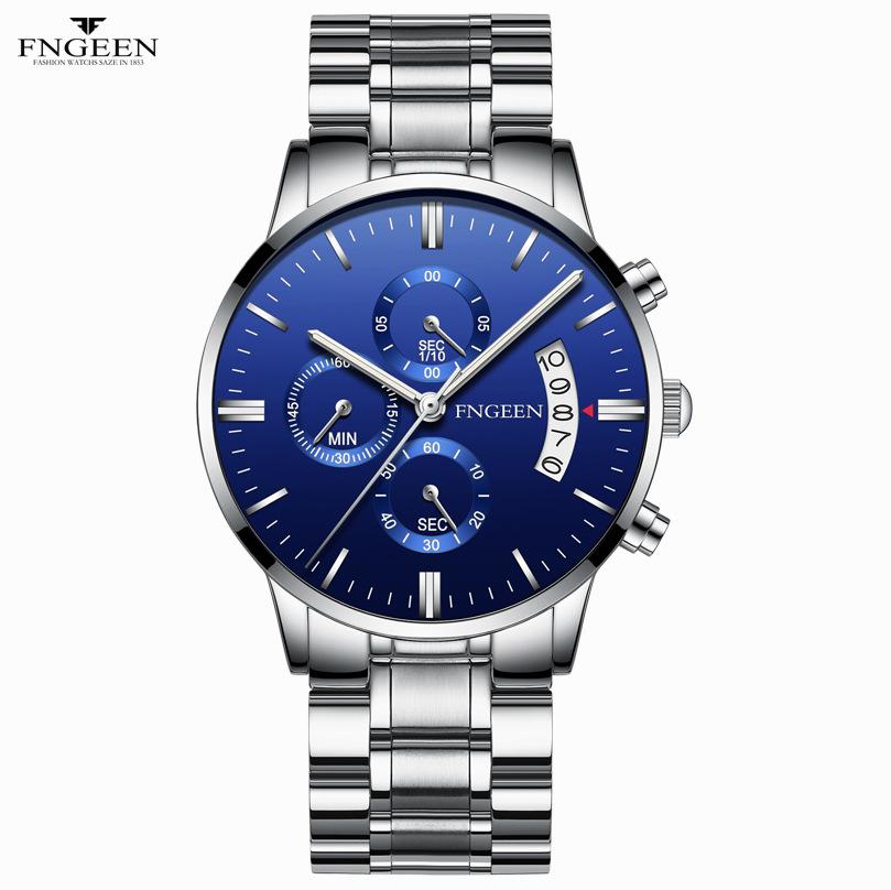 Watch Men's Student Sports Quartz Watch Waterproof Fashion Trend Luminous Belt Men's Watch Wrist Watch