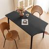 Водонепроницаемая прямоугольная эластичная пленочная скатерть - моющаяся, пыленепроницаемая, молочно-шелковая, для улицы