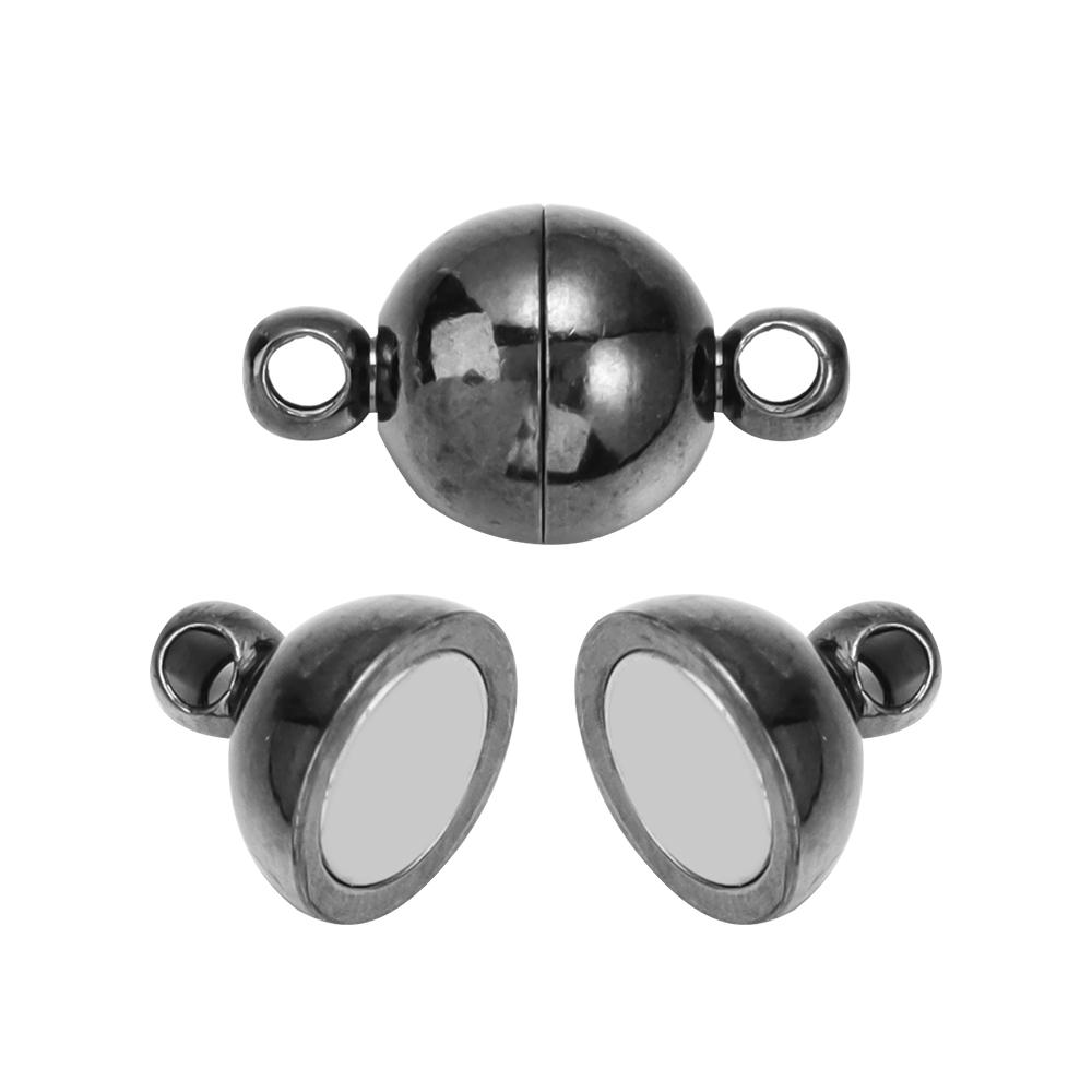 5 Sets Ball Shape Round Strong Magnetic Clasps Magnet End Clasp Connectors For Jewelry Making DIY Bracelet Necklace Accessories