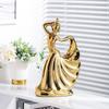 Model Dancing Lady Figurine Handicraft Tabletop Art Figure  Festival Decor