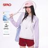 Женская футболка SPAO с цветными блоками, рукавами реглан и вышивкой мишки, с длинным рукавом