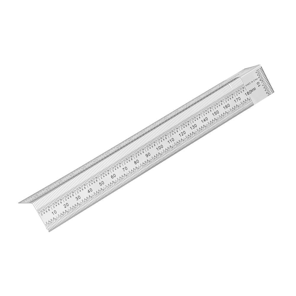 T-Type Bend Rules Stainless Steel Woodworking Scribing Ruler T-Type Ruler Woodworking Measurement