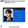 ATEEZ 8-й мини-альбом The World EP.1 : Официальное удостоверение личности движения Фотокарта КПОП