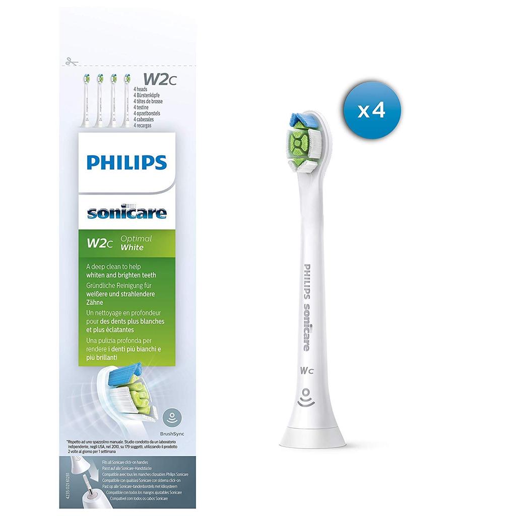 Philips Replacement Brush Sonicare White Plus Diamond Mini 4 Pieces (formerly Clean) HX6074/01 [item]