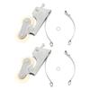 2pcs Silent Sliding Door Pulley Easy Installation Cabinet Roller Pulley Door Roller Wheels  Bathroom