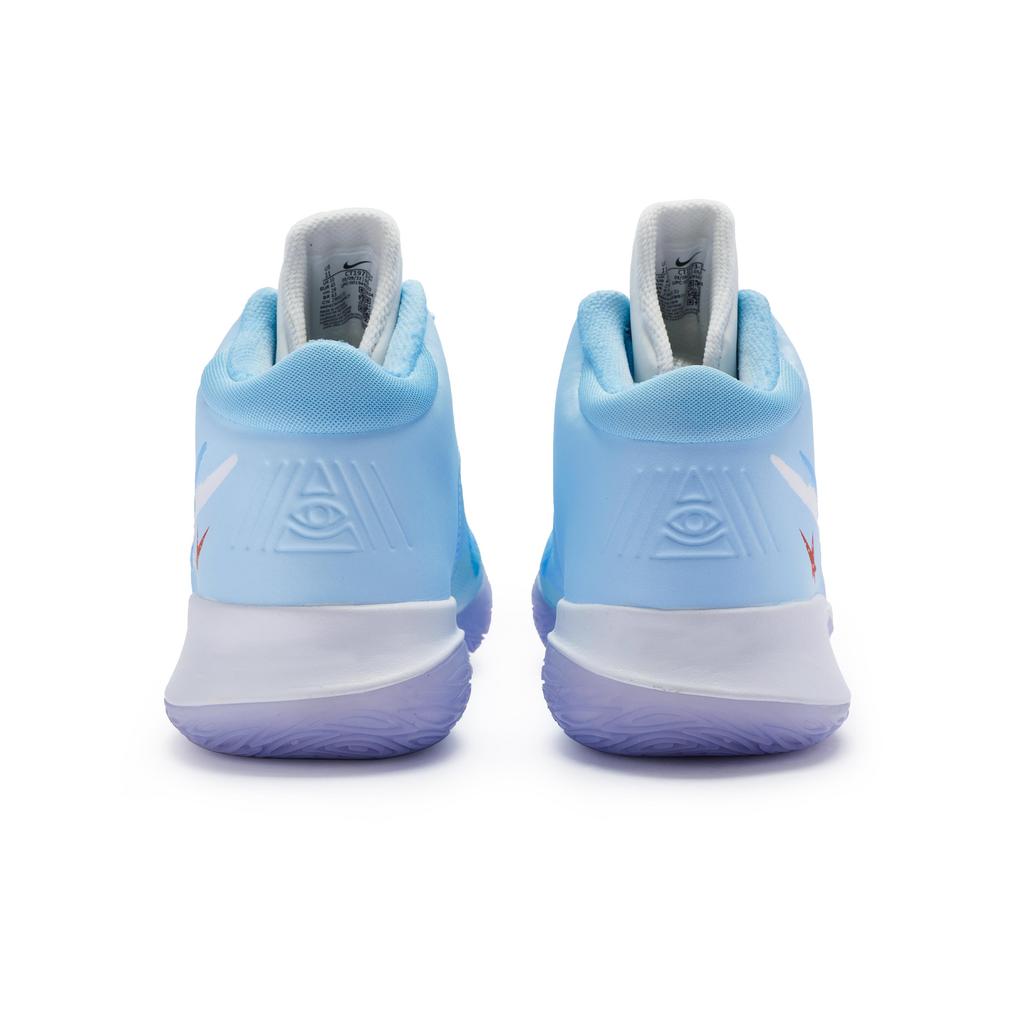 Nike Flytrap 4 EP Износостойкие Дышащие Средние Баскетбольные Кроссовки Мужские Бело-Синие CT1973-101(Команда80-)