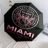 1 шт. Автоматический складной зонт - с узором Inter Miami CF, Портативный и складной дизайн с 8 спицами, Рождественские и новогодние подарки