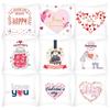 Luxury Home Decor Cushion Cover Office Sofa Cushion Cover Valentine Heart Shape Print
