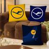 D-Deutsche L-Lufthansa Наволочка Модная Квадратная Наволочка Спальня Диванная Комната Ins Декор Отдых