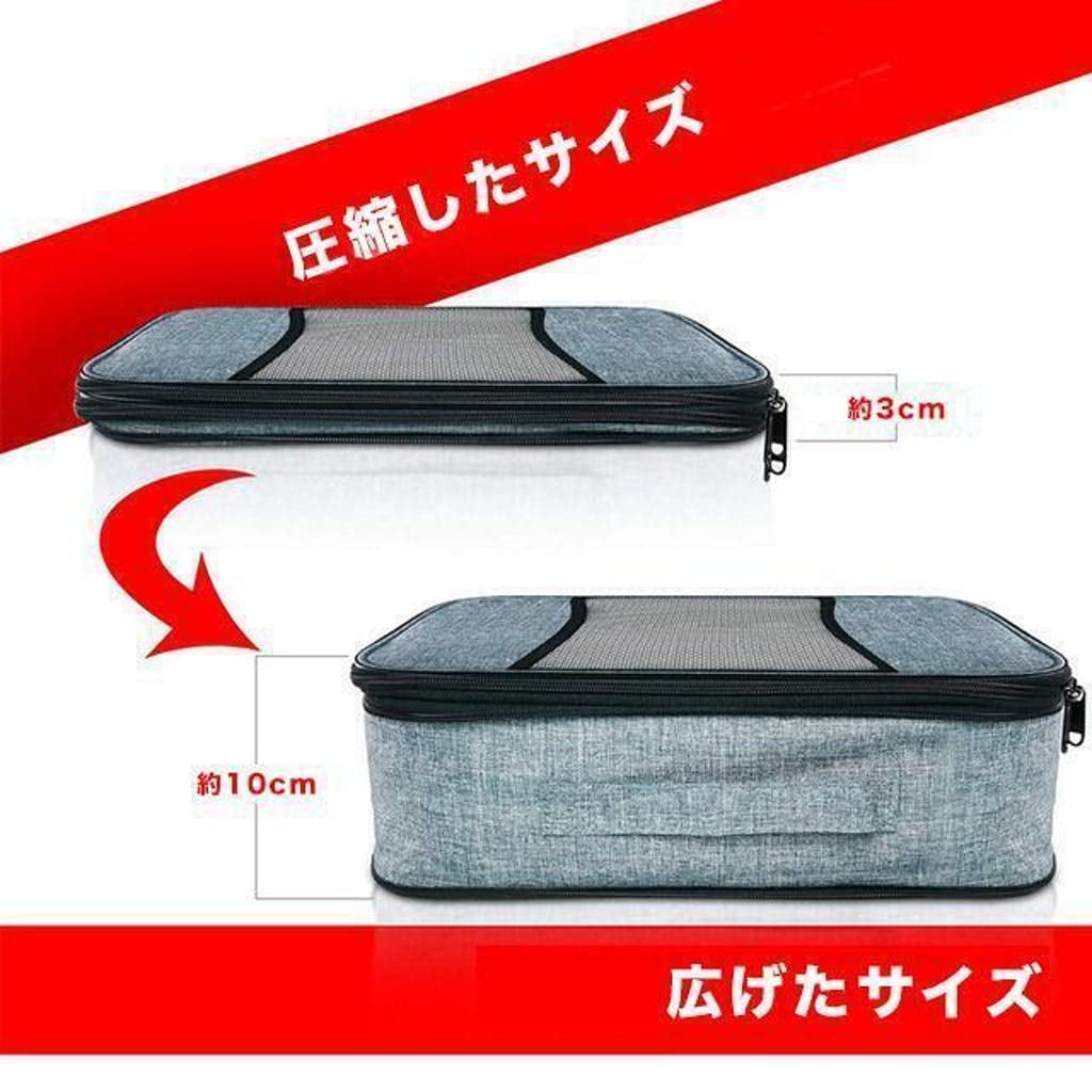 Компрессионный мешок Felix Packing, который экономит место в чемодане во время путешествий и деловых поездок и позволяет вместить примерно в два раза больше багажа FE-001